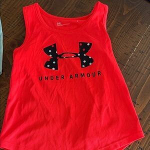 Under Armour Kids Bright Red Tank Top